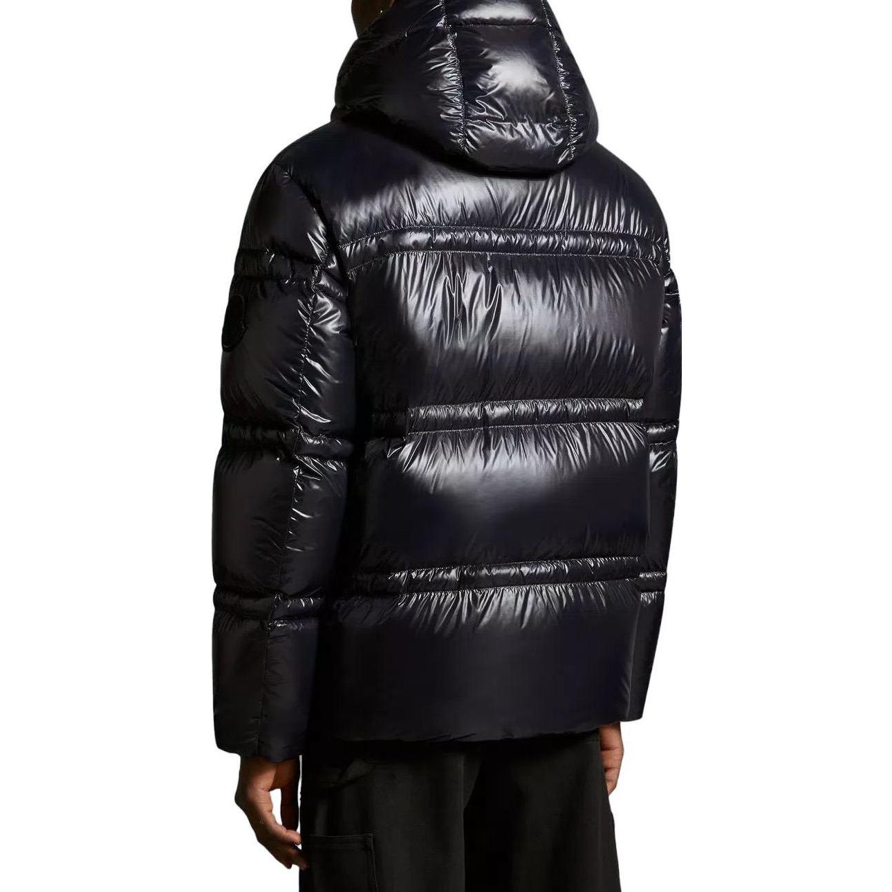 Moncler Glossy Puffer Jacket with Hood Unisex Black I20911A00011595GJ999 圖 5