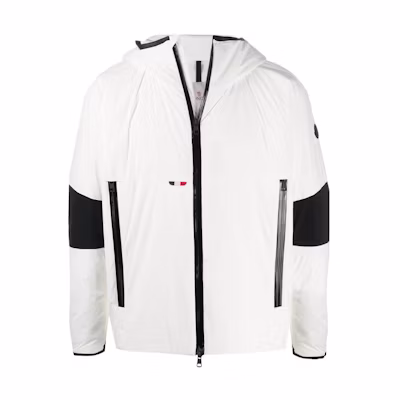 Moncler Godley Hooded Zip Long Sleeve Jacket White F10911B50900C0464034