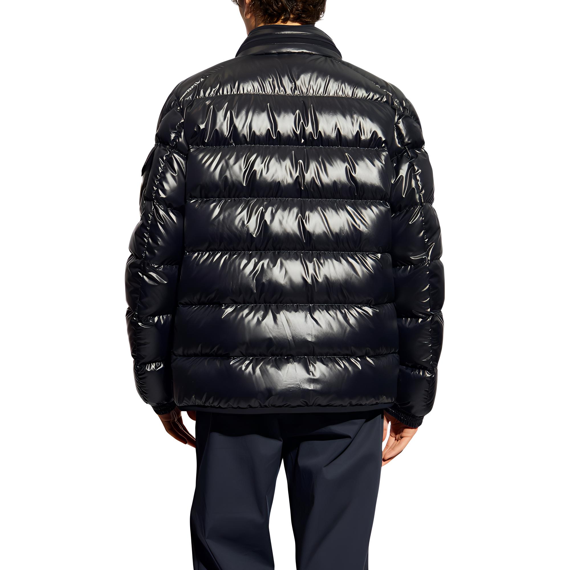 Moncler Gourette Unisex Midnight Blue Down Jacket with Stand Collar Design. J20911A00064595ZJ778 圖 5