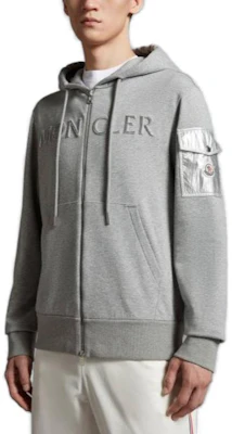 몽클레르 그레이 루즈핏 레터 프린트 후드티 I20918G0000689A2L986 Purchase 몽클레르 그레이 루즈핏 레터 프린트 후드티 I20918G0000689A2L986