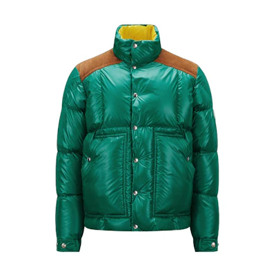 Moncler Green High-Neck Loose-Fit Down Jacket I20911A00127595ZJ-845