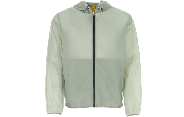 Moncler Green Hooded Jacket with Graphic Back and Drawstring Design. 1A00018539UT810 圖 2