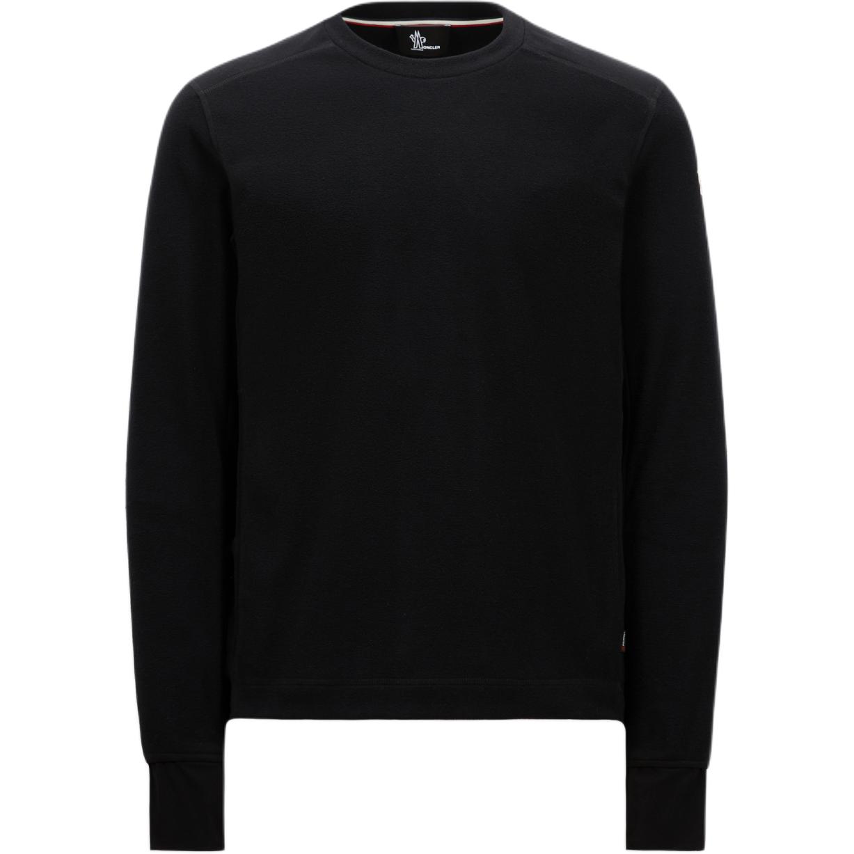 Moncler Grenoble  Black Crewneck Sweatshirt Long Sleeve Casual Wear. J20978G00002899ZX999