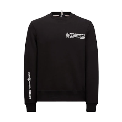 Moncler Grenoble Black High-Neck Logo Sweatshirt Long Sleeve J20978G00006899RB999