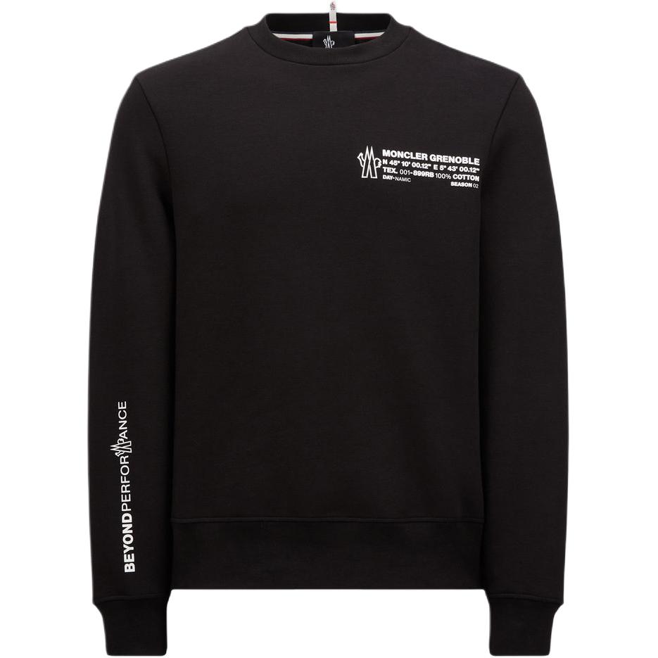 Moncler Grenoble  Black High-Neck Logo Sweatshirt Long Sleeve J20978G00006899RB999 圖 2