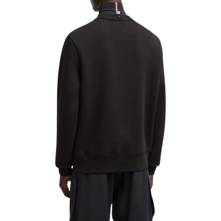 Moncler Grenoble  Black High-Neck Logo Sweatshirt Long Sleeve J20978G00006899RB999 圖 4