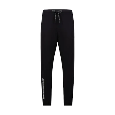 Moncler Grenoble Black Knit Joggers with Logo and Elastic Waist. J20978H0000989ALV999