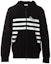 Order Moncler Grenoble 黑色Logo條紋連帽拉鍊外套. F10918G711108098U999