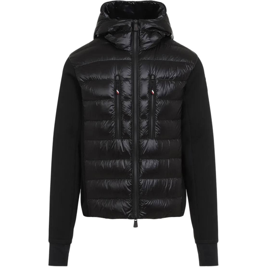 Moncler Grenoble  Black Puffer Jacket with Hood and Zip Detailing. J20979B00012C9043999 圖 2