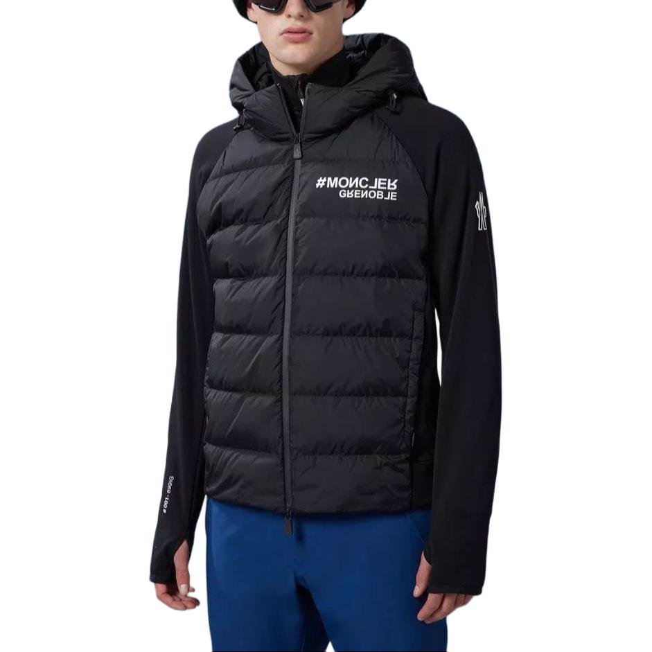 Moncler Grenoble  Black Quilted Zip Hoodie. I20978G00032899IG999 圖 5