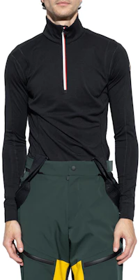 Suéter de Manga Larga Slim Fit Cuello Alto Negro Moncler Grenoble. I20978G00026899JO999 Details for Suéter de Manga Larga Slim Fit Cuello Alto Negro Moncler Grenoble. I20978G00026899JO999