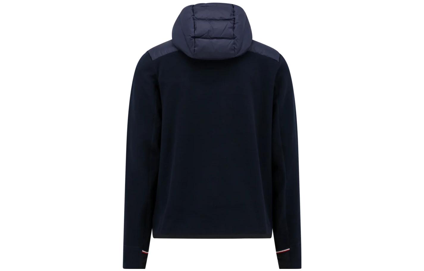 Moncler Grenoble  Blue Hooded Down Jacket with Alphanumeric Logo. 8G000358009377D 圖 3