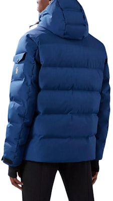 몽클레르 그레노블 블루 루즈핏 로고 후디 패딩 재킷. I20971A0004453066751 Purchase 몽클레르 그레노블 블루 루즈핏 로고 후디 패딩 재킷. I20971A0004453066751