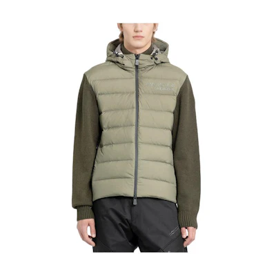 Moncler Grenoble Colorblock Hooded Down Jacket Green 9B00003M1122886