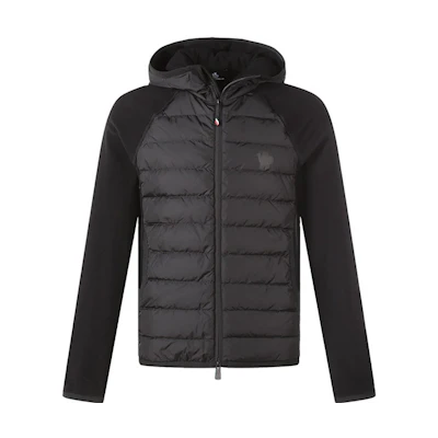 Moncler Grenoble Down Jacket with Hood Black 8G0001980093999