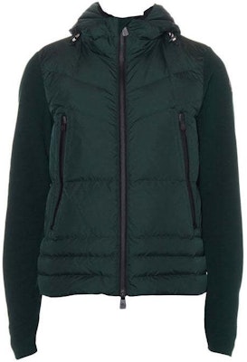 Moncler Grenoble Green Hooded Loose Fit Down Jacket with Zipper. I20978G0003380093864 Order Moncler Grenoble Green Hooded Loose Fit Down Jacket with Zipper. I20978G0003380093864