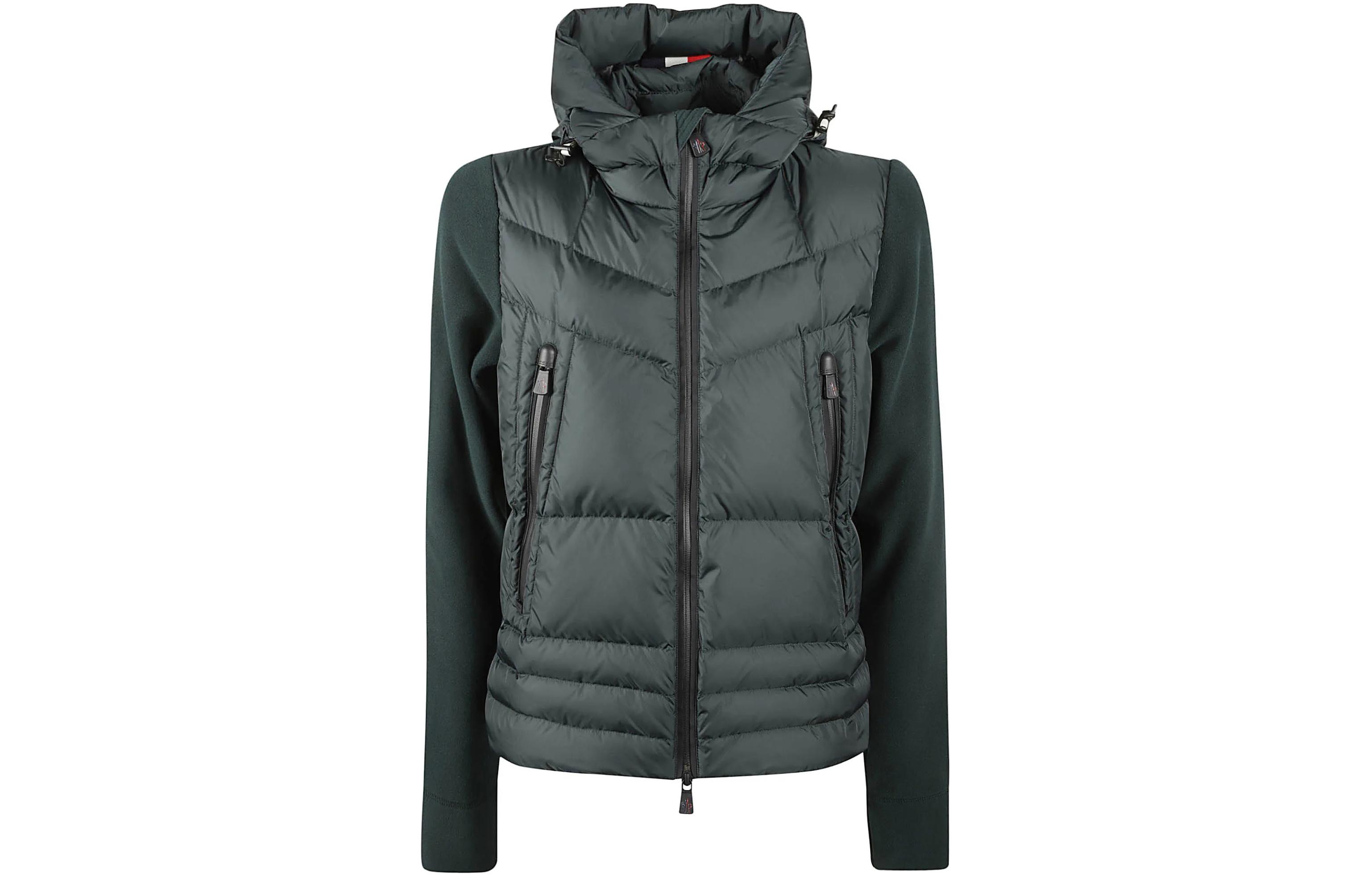 Order Chaqueta Verde con Capucha y Cremallera Moncler Grenoble. 8G0003380093864