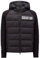 Moncler Grenoble Logo Print Puffer Jacket Black H20978G00031809HT999 Moncler Grenoble Logo Print Puffer Jacket Black H20978G00031809HT999