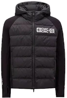 Order Moncler Grenoble Logo Print Puffer Jacket Black H20978G00031809HT999