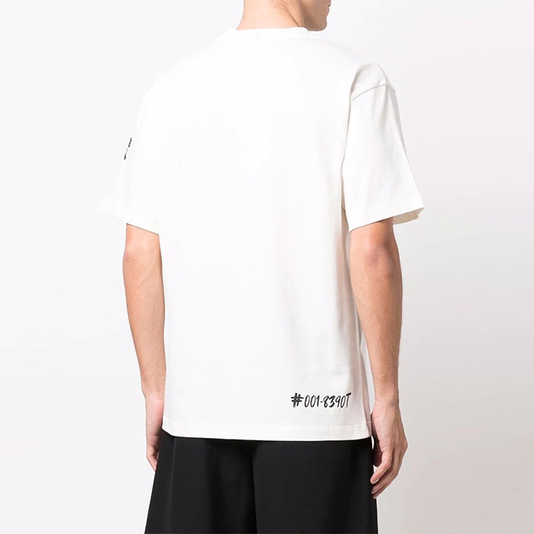 Moncler Grenoble  Logo Print White Short Sleeve T-Shirt G20978C000018390T 圖 6