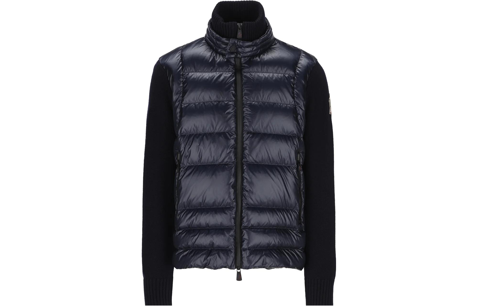 Moncler Grenoble  Navy Blue Zip-Up Down Jacket with Stand Collar. 9B00005M1122-771 圖 2