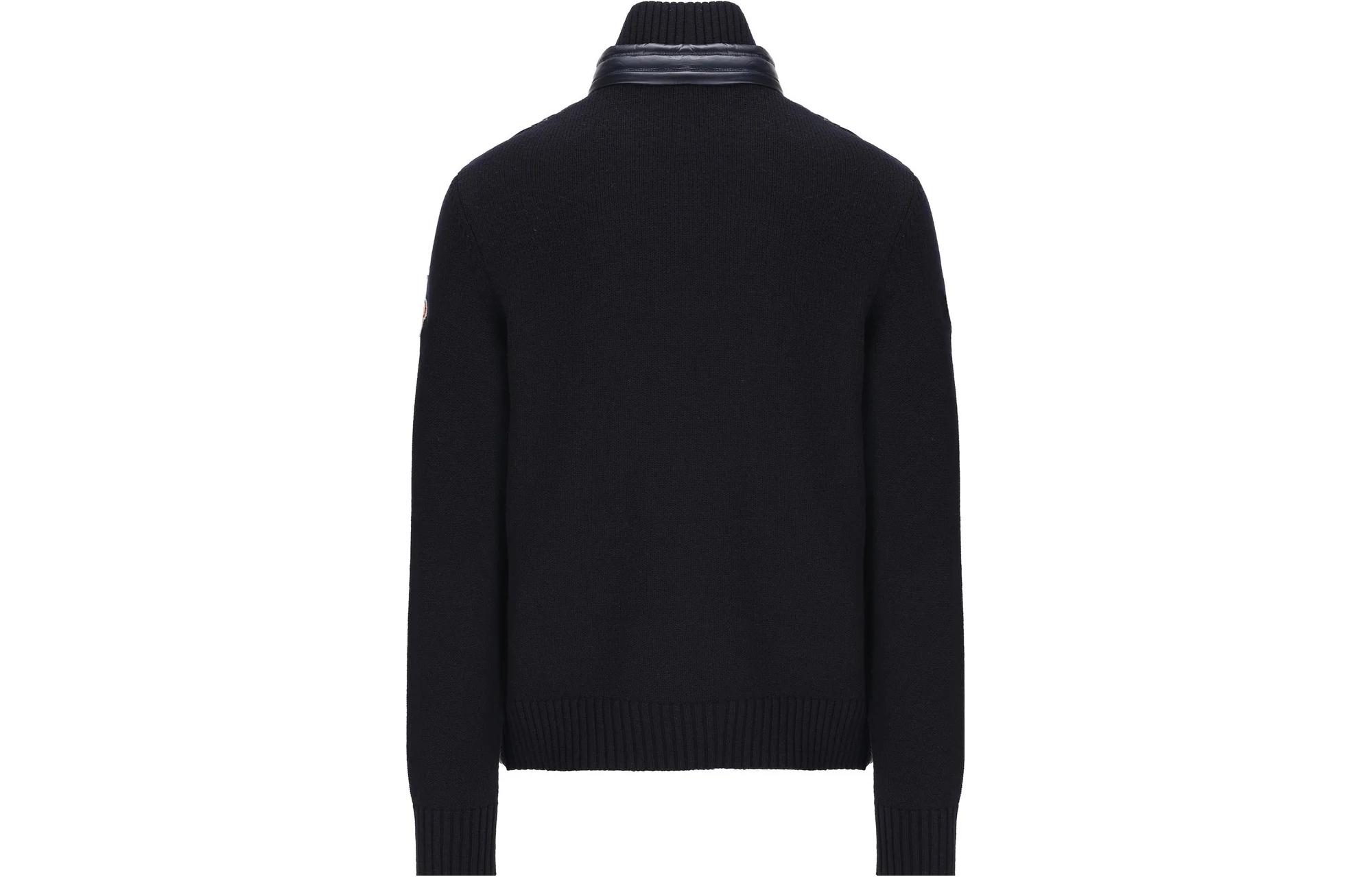 Moncler Grenoble  Navy Blue Zip-Up Down Jacket with Stand Collar. 9B00005M1122-771 圖 3