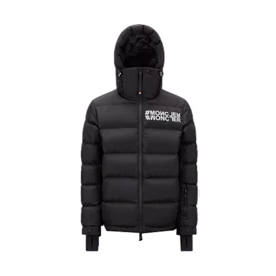 Moncler Grenoble Quilted Down Jacket with Printed Design. H20971A000615399E999