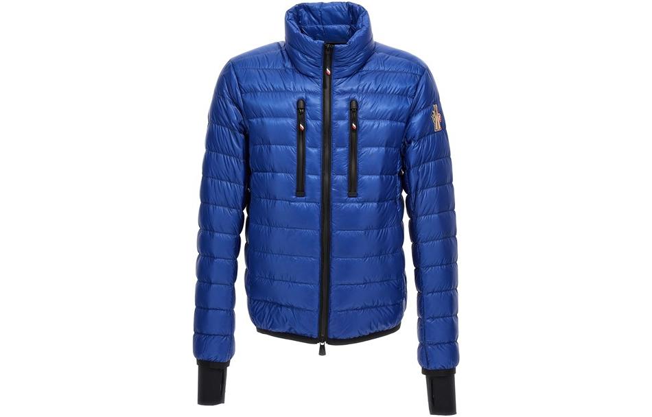 Order Moncler Grenoble Jaket Down Warna Solid dengan Kerah Berdiri - Biru I20971A00033595B174K