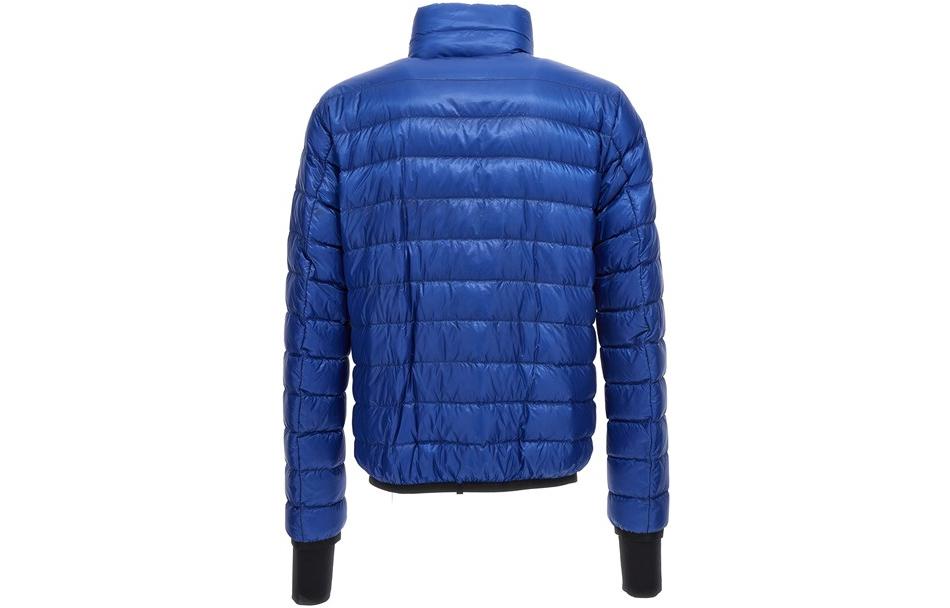 Lookbook Moncler Grenoble Jaket Down Warna Solid dengan Kerah Berdiri - Biru I20971A00033595B174K