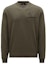 Order Moncler Grenoble Solid Crewneck Long Sleeve T-Shirt Dark Green. I20978D0000183927830