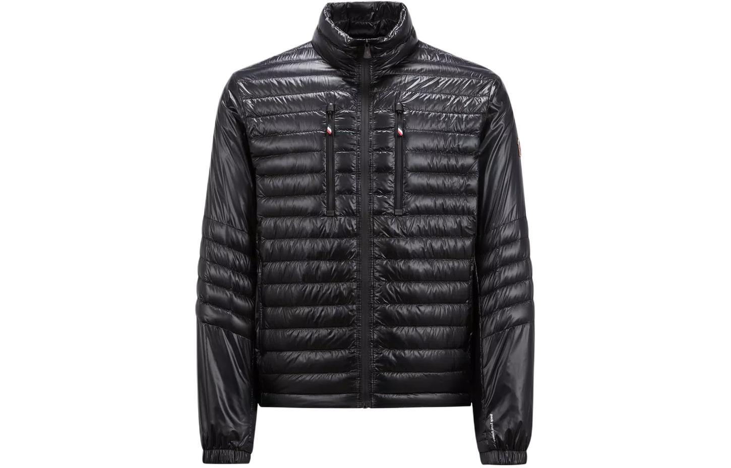 Moncler Grenoble Althays  Black Down Jacket with Full-Zip and Stand Collar. J10971A00013539YL999