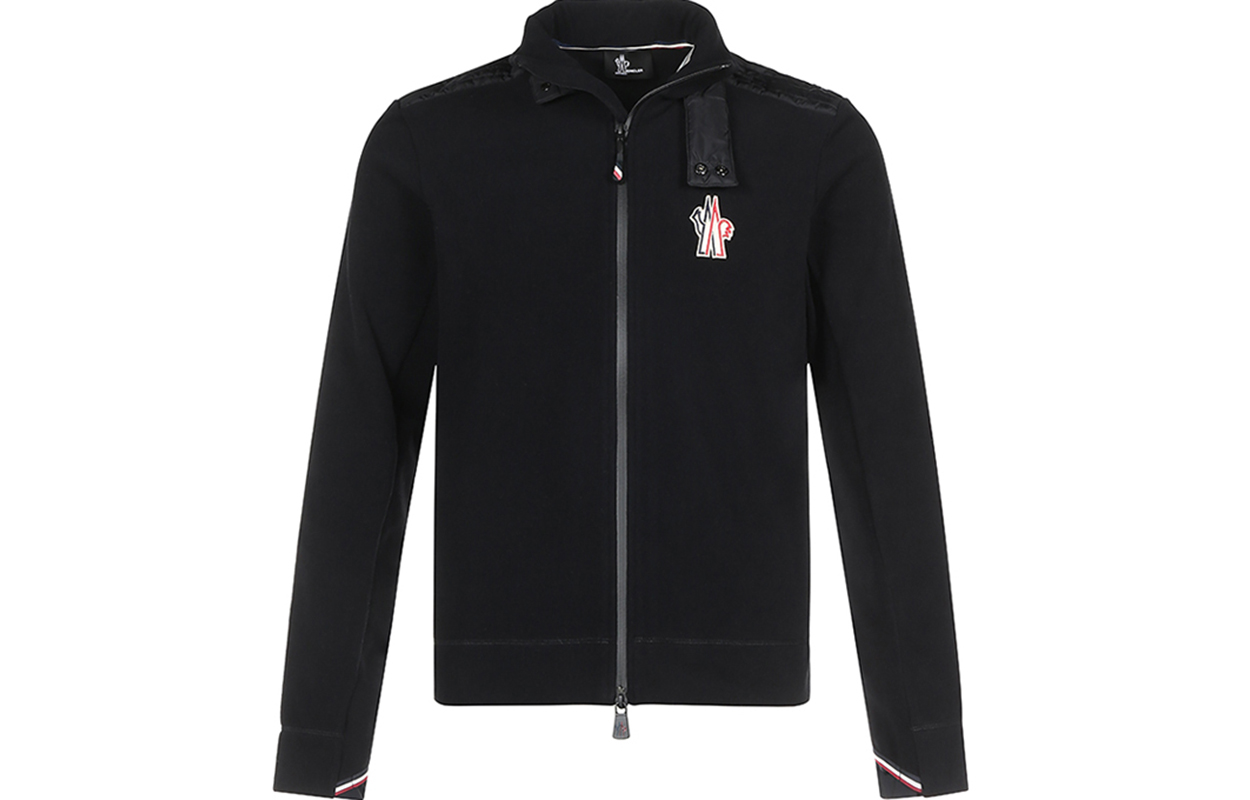 Order Moncler Grenoble Black Stand Collar Jacket F20978G7000080093999