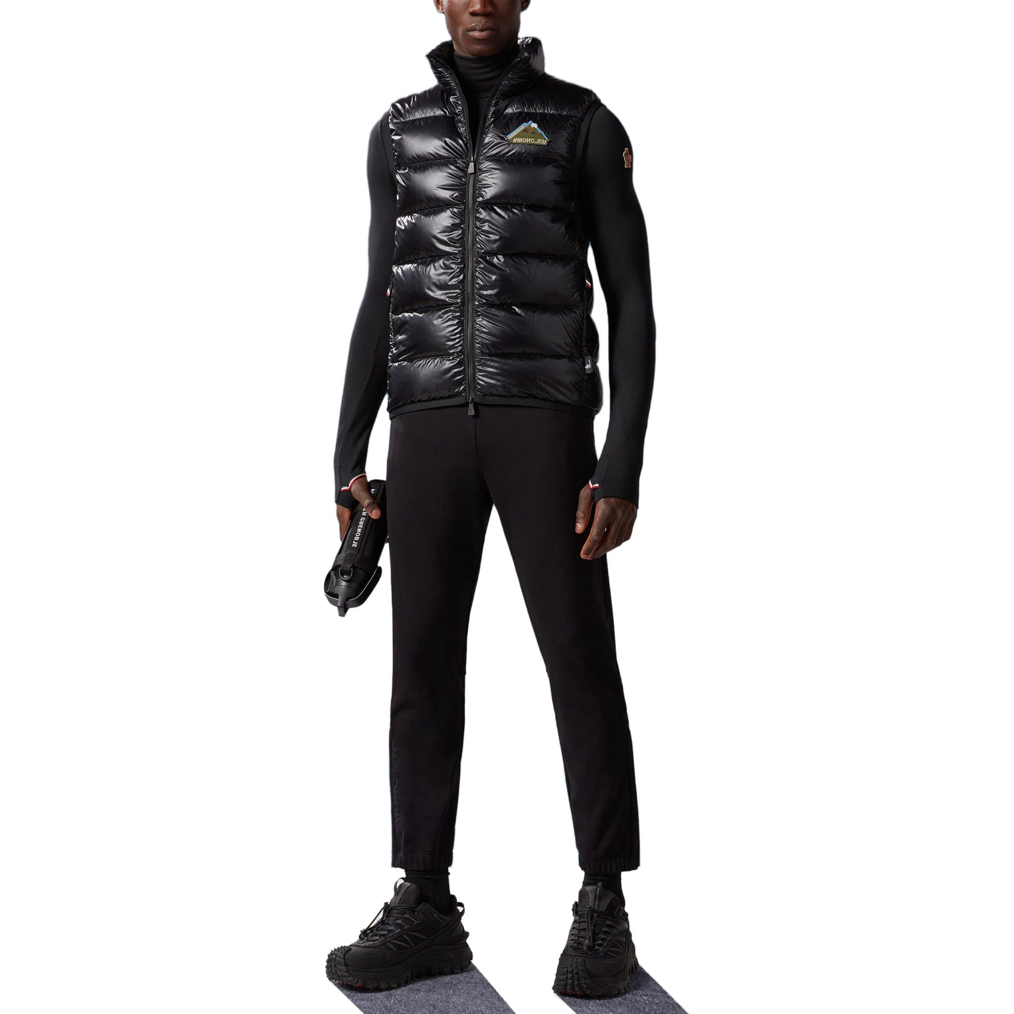 Lookbook 몽클레르 그레노블 다운 니트 스탠드 칼라 베스트 블랙 I20978G00003829H7999