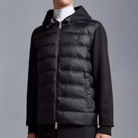 Details for Moncler Grenoble Down Knit Stand Collar Vest Black I20978G00003829H7999