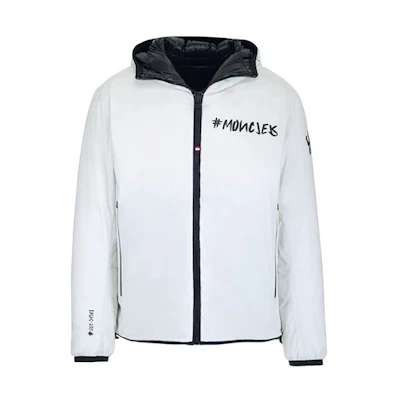 Moncler Grenoble FW21 Letter Print Down Jacket Men’s White 1A000165958L21D