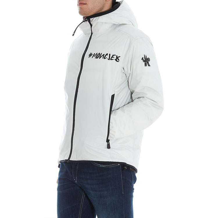 Moncler Grenoble FW21 Letter Print Down Jacket Men’s White 1A000165958L21D 圖 5