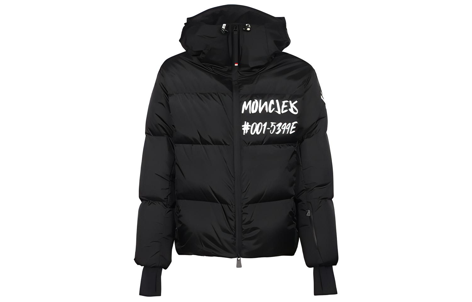 Moncler Grenoble FW21 Mazod Quilted Hooded Down Jacket Black Winter Coat. 1A000175399E999
