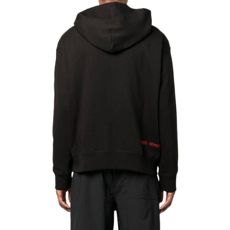 Moncler Grenoble FW22  Black Letter Print Pullover Hoodie. H20978G0002580451999 圖 4