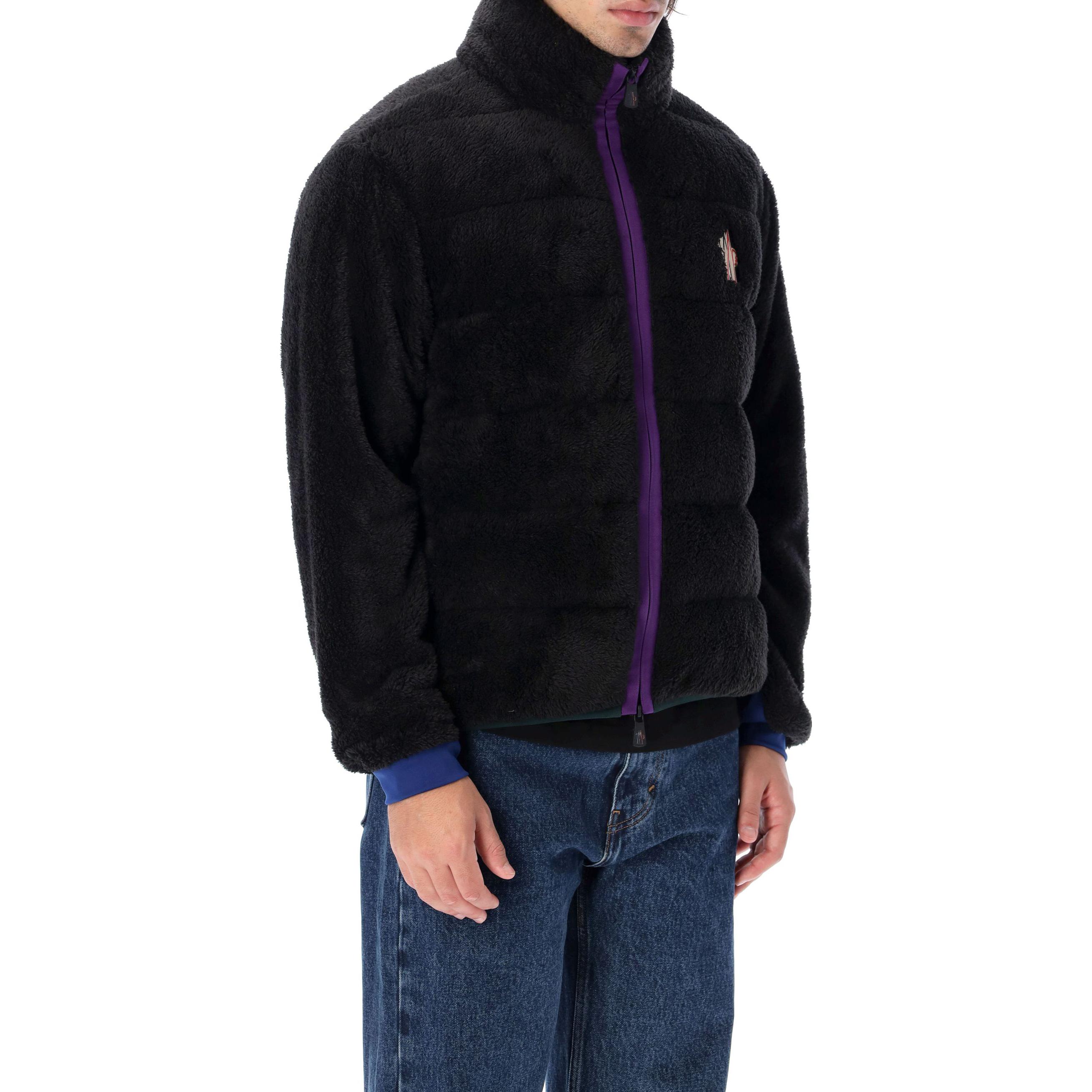 Purchase Moncler Grenoble FW22  Logo Print Black Stand Collar Jacket. 8G00021899MV999