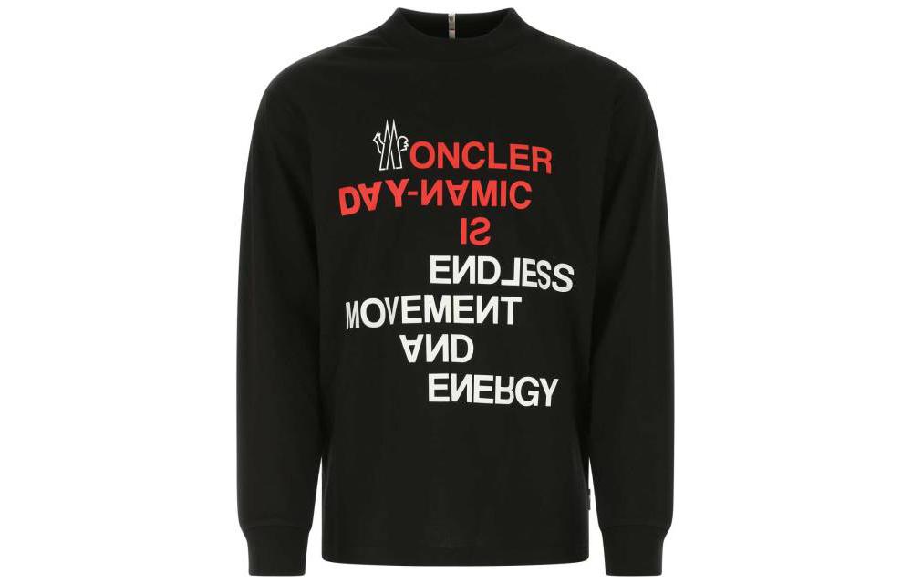 Moncler Grenoble FW22 All-Over Logo Hoodie  Black. 8D0000283927999 圖 2