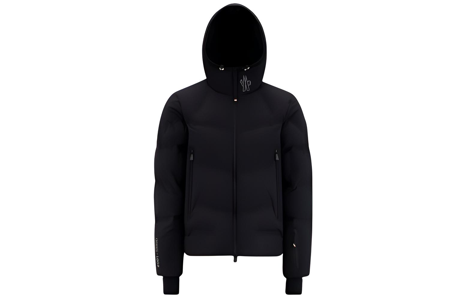 Moncler Grenoble FW22 Arcesaz Down Jacket  Black Zip-Up H20971A000265399D999