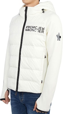 Moncler Grenoble FW22 Beige Letter Print Hooded Jacket . 8G00031809HT041 Details for Moncler Grenoble FW22 Beige Letter Print Hooded Jacket . 8G00031809HT041