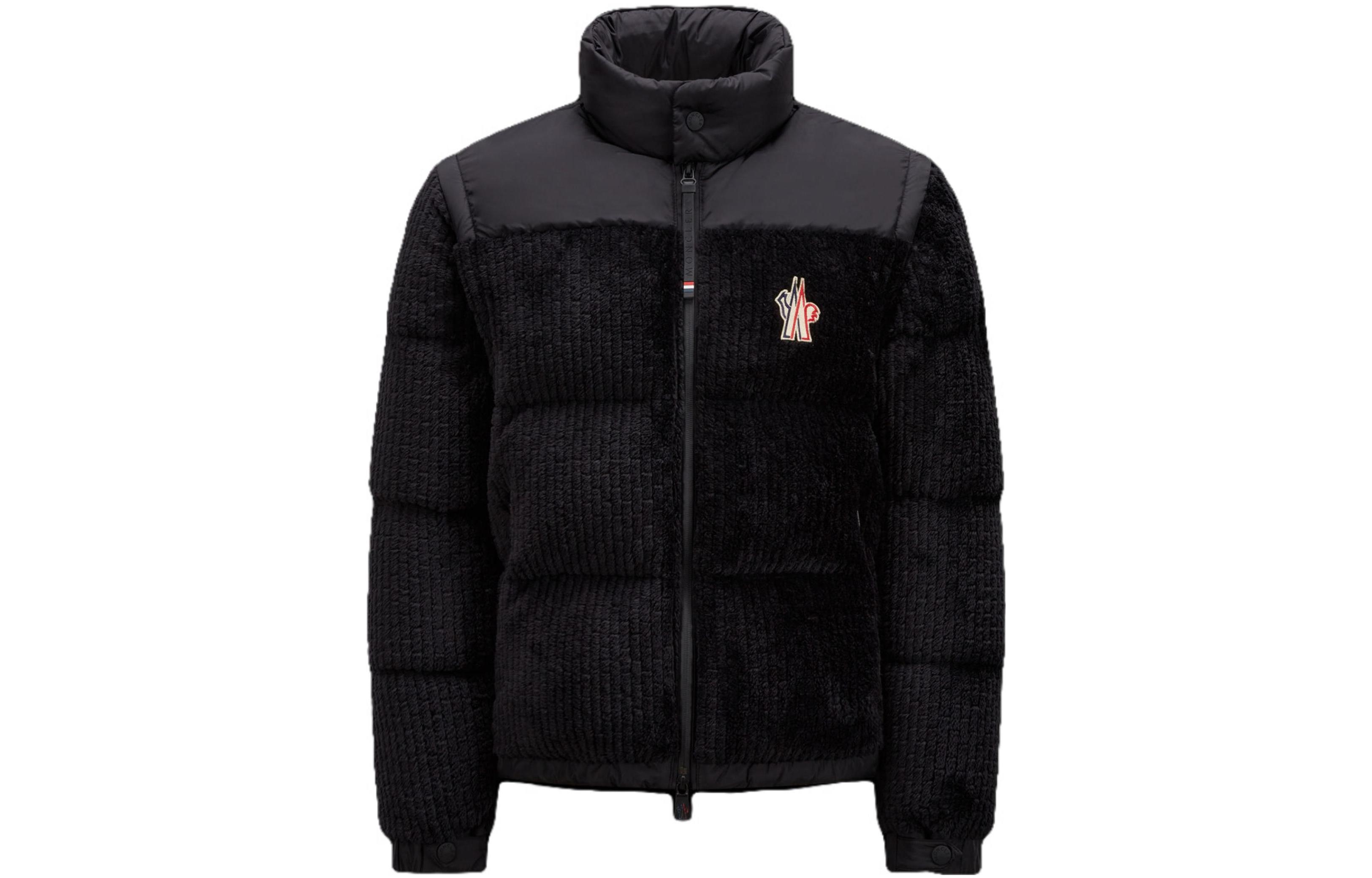 Moncler Grenoble FW22 Granier Logo Puffer Jacket Black High-Neck  Long Sleeve H20971A00014809JL999