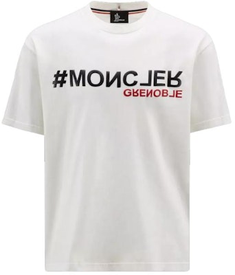 Moncler Grenoble FW22 Logo Print White Casual Short Sleeve T-Shirt Men H20978C000058390T034 Buy Moncler Grenoble FW22 Logo Print White Casual Short Sleeve T-Shirt Men H20978C000058390T034