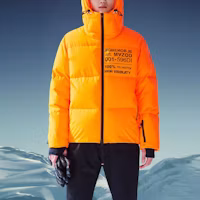 Shop Moncler Grenoble FW22 Mazod 橘色徽標羽絨外套 男款 H20971A00066596DI35D