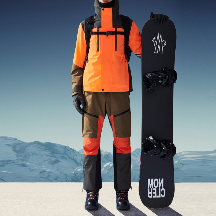 Moncler Grenoble FW22 Orange  Puffer Jacket with Hood and Zipper H20971A00035M1815P38 圖 3