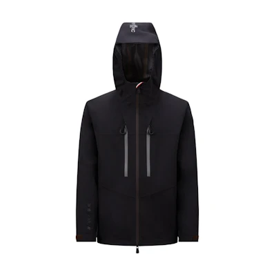 Moncler Grenoble FW24 Black Waterproof Windproof Reflective Hooded Jacket J20971A00001597FA999