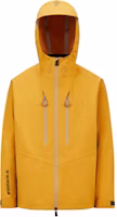 Moncler Grenoble FW24 Yellow Windproof Waterproof Reflective Hooded Jacket. J20971A00001597FA168 Moncler Grenoble FW24 Yellow Windproof Waterproof Reflective Hooded Jacket. J20971A00001597FA168