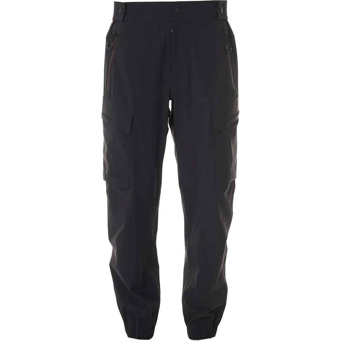 Moncler Grenoble FW24 Early Autumn Black Casual Loose Fit Jogger Pants Men J20972A00003597FA999