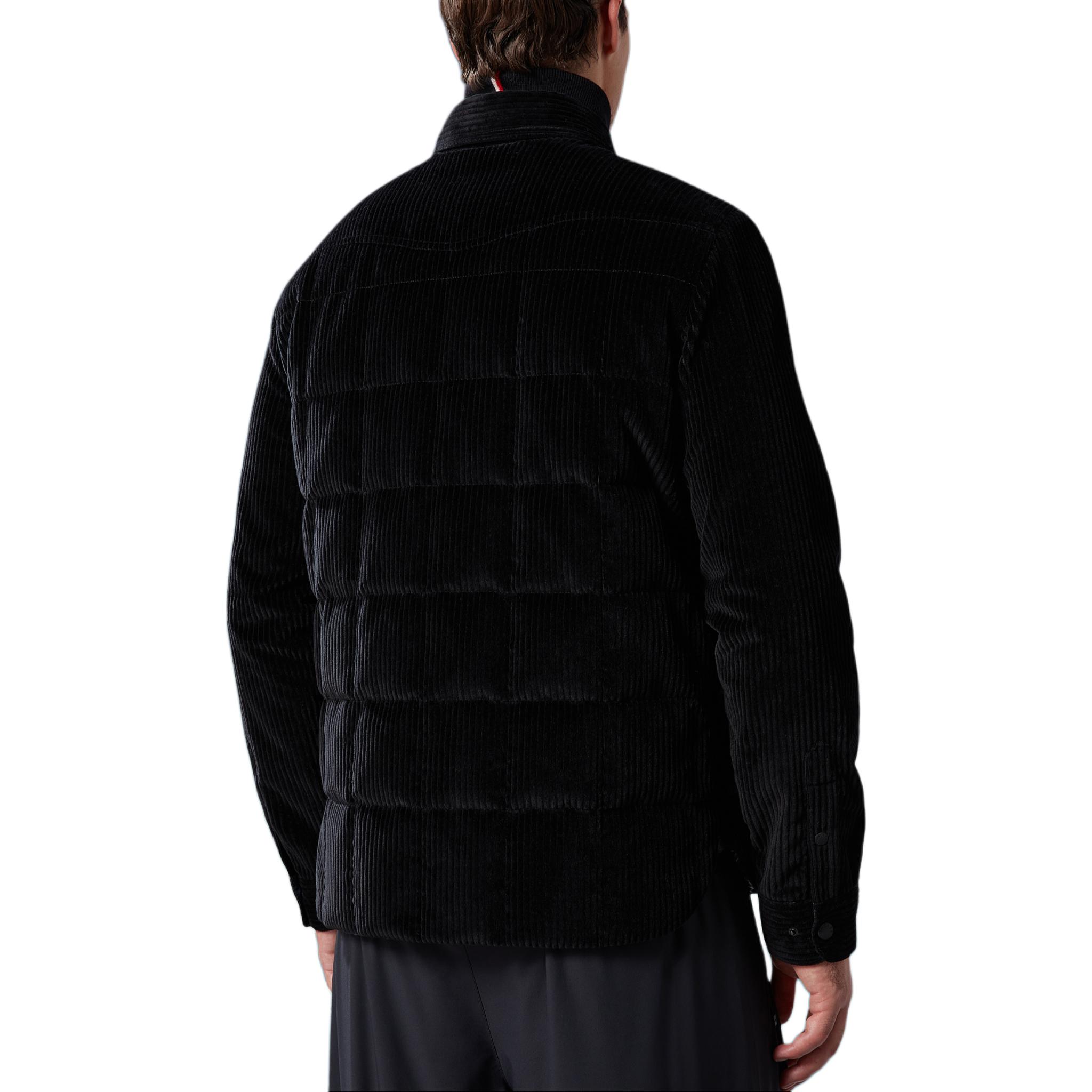 Moncler Grenoble FW24 Gelt Logo Corduroy Casual  Jacket Black. J20971G0000154AL0999 圖 5